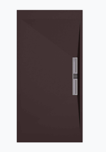 Sanifun douchebak Stone Side Chocolate Smooth 130 x 70 S.