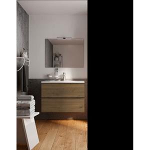 Allibert badmeubelset Urbain 80cm cognac eik