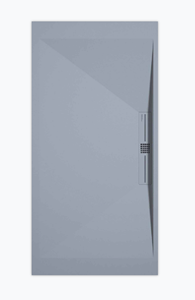 Sanifun douchebak Stone Side Gray Smooth 130 x 80 P.