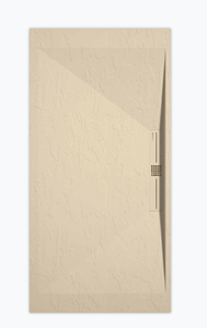 Sanifun douchebak Stone Side Cream Slate 130 x 80 P.