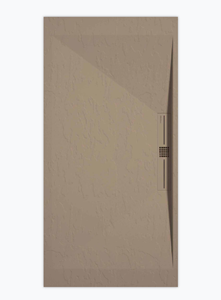 Sanifun douchebak Stone Side Moka Slate 130 x 80 P.