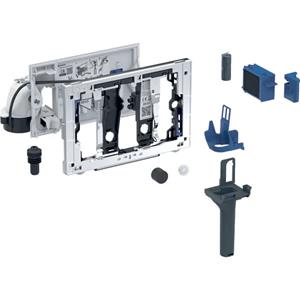 Geberit Duofresh toiletstickhouder voor Sigma UP720 8cm - met geurzuivering, oriëntatielicht en automatische activering - antracietgrijs RAL 7016