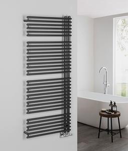 Aqualine Tubini handdoekradiator 60x145cm 800W antraciet