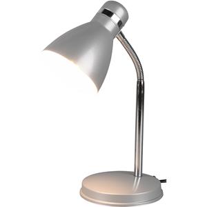 BES LED LED Bureaulamp - Tafelverlichting - Trion Himaya - E27 Fitting - Rond - Mat Titaan - Aluminium