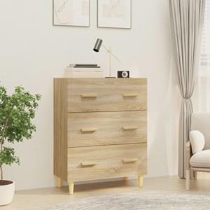VidaXL Dressoir 70x34x90 cm bewerkt hout sonoma eikenkleurig