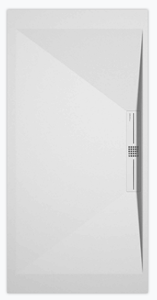 Sanifun douchebak Stone Side White Smooth 140 x 70 P.