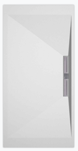 Sanifun douchebak Stone Side White Smooth 140 x 70 S.