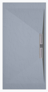 Sanifun douchebak Stone Side Gray Slate 140 x 70 S.