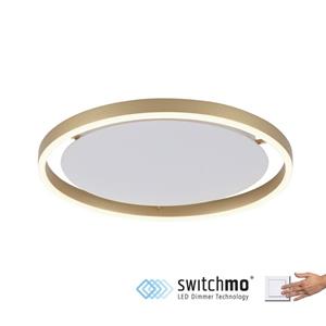 Leuchten Direkt LED Deckenleuchte Ritus in Gold 20W 2650lm