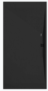 Sanifun douchebak Stone Side Black Slate 140 x 70 P.