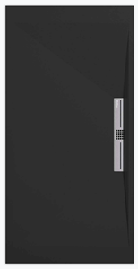 Sanifun douchebak Stone Side Black Smooth 140 x 70 S.