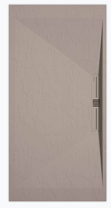 Sanifun douchebak Stone Side Sand Slate 140 x 70 P.