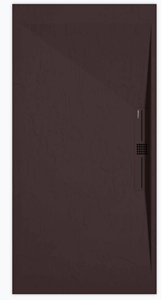 Sanifun douchebak Stone Side Chocolate Slate 140 x 70 P.