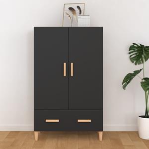 vidaXL Highboard Schwarz 70x31x115 cm Holzwerkstoff 