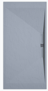 Sanifun douchebak Stone Side Gray Slate 140 x 80 P.