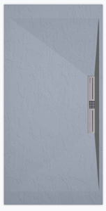 Sanifun douchebak Stone Side Gray Slate 140 x 80 S.