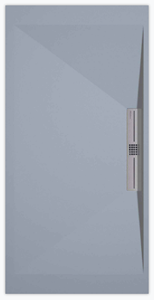 Sanifun douchebak Stone Side Gray Smooth 140 x 80 S.