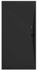 Sanifun douchebak Stone Side Black Smooth 140 x 80 P.