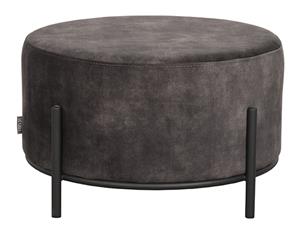 LABEL51 Hocker Troy Velvet, 57cm - Antraciet