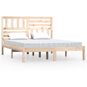 vidaXL Bedframe massief grenenhout 140x200 cm