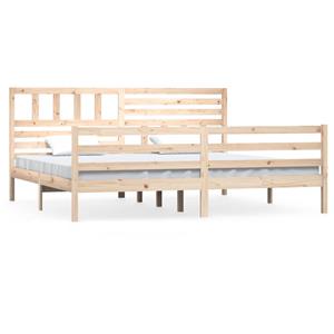 vidaXL Bettgestell »Massivholzbett 180x200 cm 6FT Super King Doppelbett Bett Bettrahmen Bettgestell«