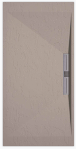 Sanifun douchebak Stone Side Sand Slate 140 x 80 S.