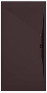 Sanifun douchebak Stone Side Chocolate Smooth 140 x 80 P.