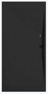 Sanifun douchebak Stone Side Black Slate 140 x 90 P.
