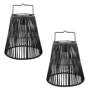 Solar hanglamp Firenze op zonne-energie - Met filament led lamp - Voordeelset 2 stuks