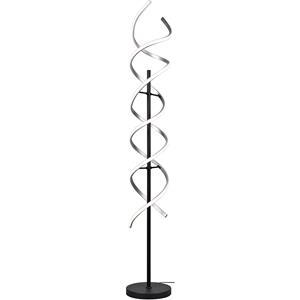 BES LED LED Vloerlamp - Vloerverlichting - Trion Sarina - 32W - Aanpasbare Kleur - Dimbaar - Rond - Geborsteld Zilver - Aluminium
