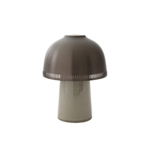 &tradition Raku SH8 Tafellamp Draagbaar Beige Grijs/ Gebronsd
