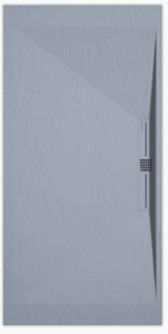 Sanifun douchebak Stone Side Gray Slate 110 x 70 P.