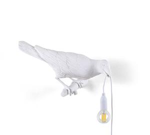 Seletti Bird Looking Right Wandlamp Wit Buiten