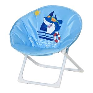 Zenzee Vouwstoel Kind - Campingstoel - Kinderstoel - Blauw - Ø50 X 49h Cm
