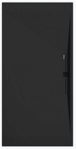 Sanifun douchebak Stone Side Black Slate 110 x 70 P.