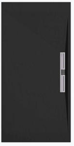 Sanifun douchebak Stone Side Black Slate 110 x 70 S.