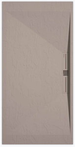 Sanifun douchebak Stone Side Sand Slate 110 x 70 P.