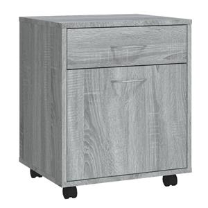 vidaXL Fächerschrank »Rollschrank Grau Sonoma 45x38x54 cm Holzwerkstoff« (1-St)