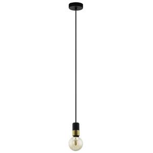 Praxis EGLO hanglamp Calari zwart messing ⌀4,5cm E27