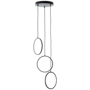 Praxis Brilliant hanglamp Chaumont zwart ⌀40cm 24W