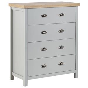 Beliani Clio - Commode-grijs-vezelplaat