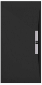 Sanifun douchebak Stone Side Black Slate 110 x 80 S.