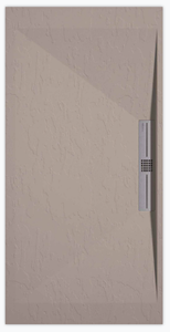 Sanifun douchebak Stone Side Sand Slate 110 x 80 S.