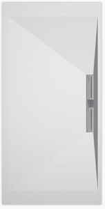 Sanifun douchebak Stone Side White Smooth 110 x 90 S.