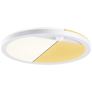 Paulmann LED Zigbee Wand- und Deckenleuchte Lamina tunable Warm in Weiß 14W 1150lm IP44 rund mit Bewegungsmelder