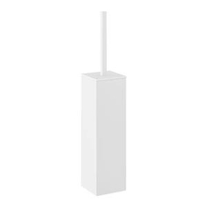 ZACK Carvo Toiletborstel 8,1x8,1x41,8 cm Wit - Wit