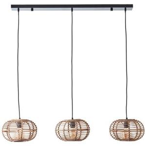 Brilliant Woodball Pendelleuchte 3-flammig länglich, 99884/06,