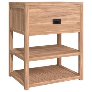 VidaXL Badkamerkast 60x45x75 Cm Massief Teakhout
