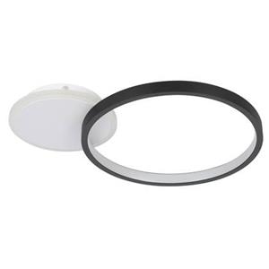 EGLO LED-Deckenlampe Gafares Fernbedienung rund schwarz