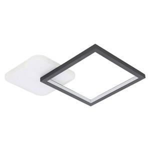 EGLO LED-Deckenleuchte Gafares mit Remote eckig schwarz